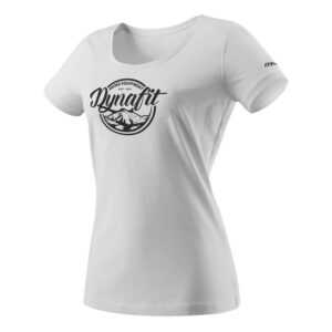 Dynafit dámske turistické tričko Graphic Cotton W Farba: Strieborná