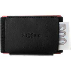 FIXED Tiny Wallet z pravej hovädzej kože čierna